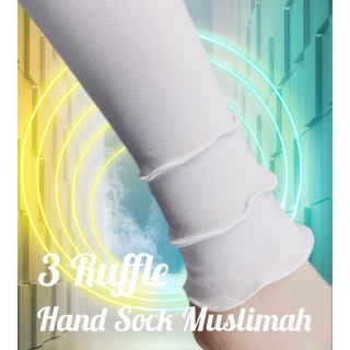 handsock 3 ruffle muslimah
