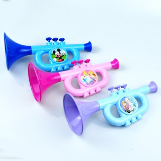 Frozen Toy Horn horn Solo Musical Instrument Plastic Toy Trumpet