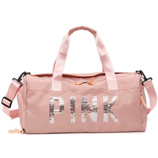 Victoria's Secret PINK Nylon Luggage Bag Handbag Duff Yoga Messenger Bags Travel