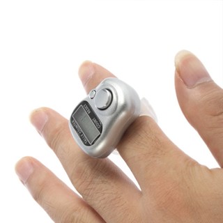 【 Elc 】Digit Mini LCD Electronic Digital Golf Finger Hand Ring Tally Counter