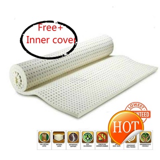 ❤Hot Sale❤ Thailand 100% Natural Latex High Quality Portable Rebound Matches Customized Tatami with Inner Cover Double Seven Zone Flat Massage Customized Size