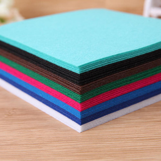 40Pcs Multi-color Non-woven Fabric Felt Polyester Cloth DIY Sewing Handwork