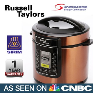 (11.11 BIG SALE) Russell Taylors 6L Pressure Cooker Stainless Steel Pot PC-60/PC-65 - Rice Cooker (1)