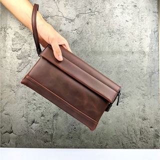 🇲🇾 READY STOCK | 007 Phantom Leather Clutch Bag Bag Men Men Stylish Leather Beg Silang Lelaki Men Handbag 手拿包男士斜挎包