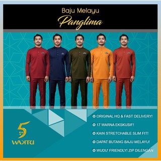 Premium Baju Melayu Panglima Baju Melayu Slimfit Original By Lima Waktu HQ Ready Stock