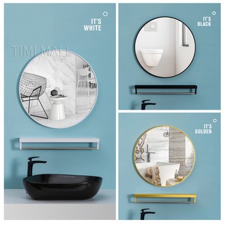 40/50/60cm mirror bathroom mirror round mirror punch-free round mirror wall mirror toilet mirror nordic mirror