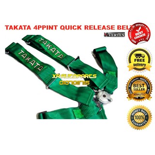 TAKATA RACING SAFETY BELT 4 POINT QUICK RELEASE