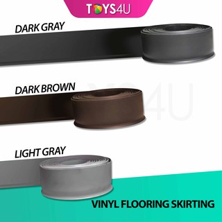 Vinyl Flooring Skirting (METER) PVC TOYS4U READY STOCK (GLUE NEEDED)