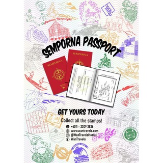 Books| Semporna Passport / Tourist Stamping Map / Tourist Stamping Passport