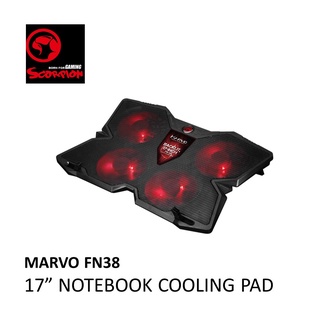 Marvo Scorpion 17" Notebook Laptop Cooling Pad Red FN-38