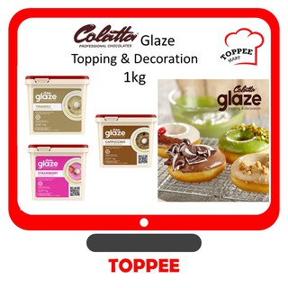 Colatta Glaze 1kg Donut Topping Donat Deco DonuteDip Bomboloni FillingTopping chocolate Strawberry Tiramisu
