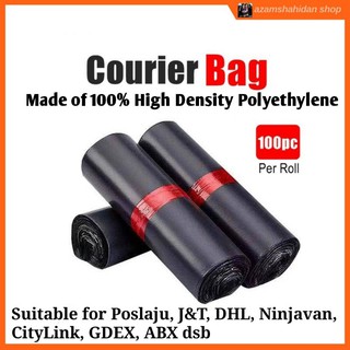 100pcs Courier Bag - Beg Kurier - Flyer Plastic Bag - Poslaju Mailing Bag