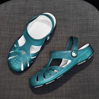 Ready Stock Kasut Sukan Summer Women Shoe Thick-soled Jelly Shoes Beach Shoes Waterproof Soft Slippers Wedge Girl Sandal