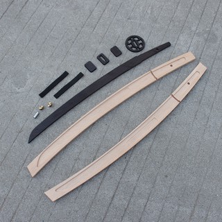 How to make a wood katana sword Japanese Katana Samurai Sword WOOD DIY Kits (1)