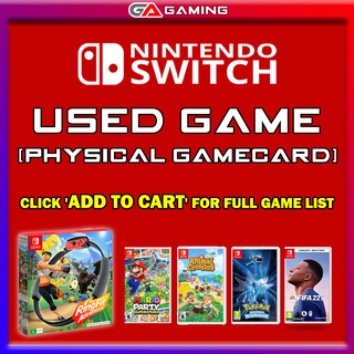 [Title A-Z] Nintendo Switch Used Games [Physical Gamecard]