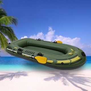 Portable Inflatable Water Sport Boat 2 Person PVC Boat Rowing Boat Fishing Ship