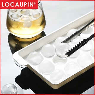 Locaupin Ice Cube Trays With Lid Ice Ball Mold, 1 Pcs Ice Trays Gadgets Ice Cube Mold Stackable Reusable & Bpa