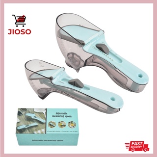 JIOSO [Ready Stock] - Kitchen Set of 2 Adjustable Multiple Measuring Spoon
