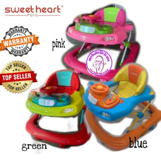 [READY STOCK] WALKER BABY SWEET HEART PARIS BW6968 WITH STOPPER