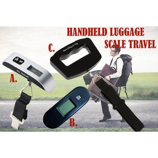 Portable Handheld Electronic Luggage Scale Travel With Free Battery/Penimbang Bagasi Elektronik