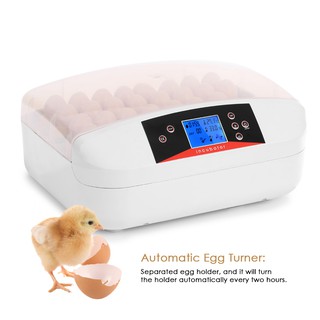 32-Eggs Intelligent Automatic Egg Incubator Temperature Control Hatcher for Hatching Chicken Duck Bird Quail Poultry AC2