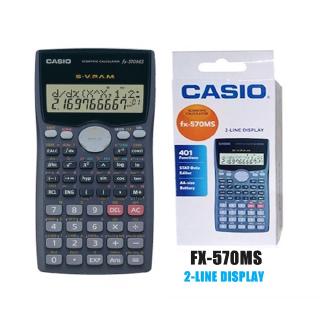 Casio Scientific Calculator FX-570MS New Model with 401 Functions(OEM) | Kalkulator saintifik