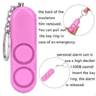 Women Safety Keychain Alarm Loud Alert Attack Panic Anti-rape Device Girl Personal Security