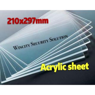 WSS A4 297*210 (1pcs)2.5mm thick clear plastic sheet / acrylic plate Transparent