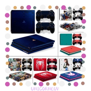 PS4 Pro Stickers One Set Play Station 4 PRO Cartoon Fashion Cool