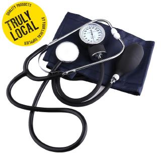 Blood Pressure Stethoscope Meter Home Aneroid Monitor Sphygmomanometer With Bag