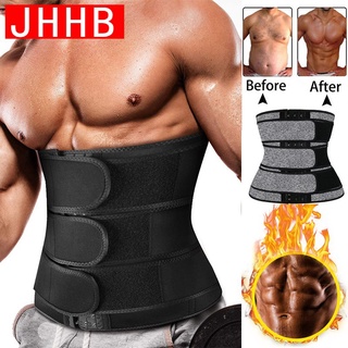 Mens Workout Waist Trainer Neoprene Corset Sauna Sweat Trimmer Cincher Slimming Belly Belts