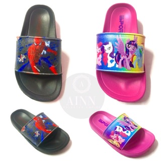 M’sia🇲🇾Spiderman & My Little Pony Sandal Girl Boy Spiderman Sandal Selipar Budak murah