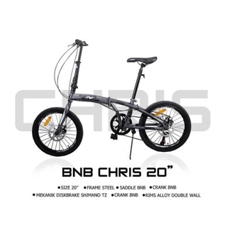 [Limited Time Sales] BNB Chris 20" Folding Bike Shimano 1x7speed Disc brake