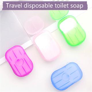 【1 yuan special】Travel disposable toilet soap Portable small piece of soap to wash your hands mini soap and paper
