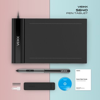 VEIKK S640 6x4 inch Ultra-Thin OSU Tablet Drawing Tablet Drawing Tools