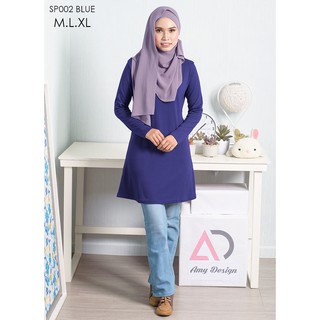Clearance Stock Sales Cotton Muslimah Blouse SP002