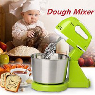 7 Speed Electric Beater Dough Cakes Bread Egg Stand Mixer + Hand Blender Bowl