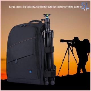 PULUZ Outdoor Portable Waterproof Scratch-proof Dual Shoulder Backpack Camera Bag Digital DSLR Bag