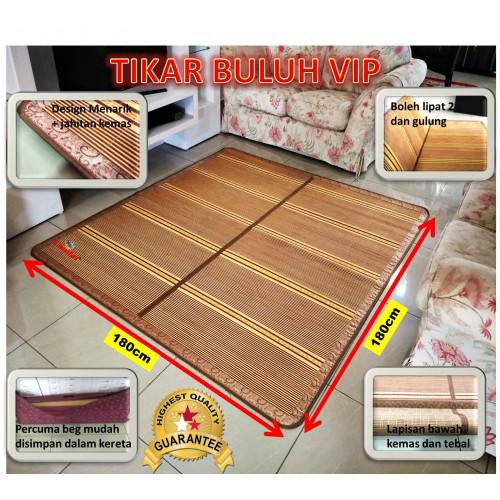 Tikar Buluh VIP1 XL bamboo mat ( 180cm x 180 cm)