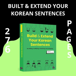 🇰🇷[PRINTED] -FREE AUDIO 🎧- Built & Extend Your Korean Sentences (TTMIK) A4 size with Comb/Press Binding