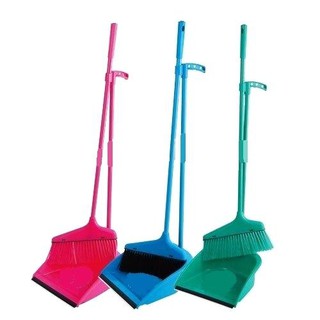 LANSON broom with dust pan set x1 / penyapu (RANDOM COLOR) READY STOCK IN MALAYSIA