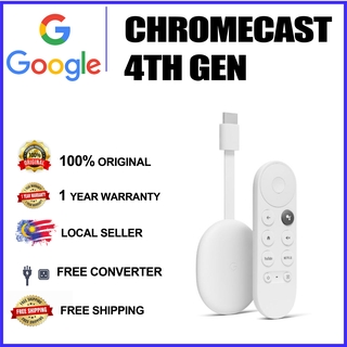[2020] New Google Chromecast with Google TV | Ready Stock | Android 10 | Netflix Certified, Dolby Vision&Atmos (1)