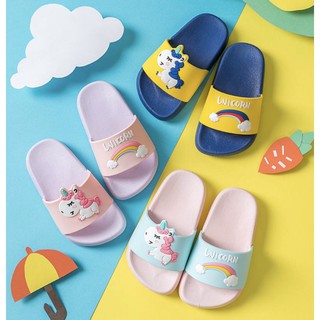 Unicorn - Boy And Girl Soft And Comfortable Parent-Child Rainbow Cute Baby Anti-Slip Sandals and Slippers Beach Shoes