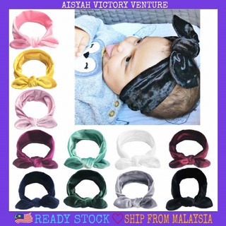 AVV Baby Headband Baby Girl Headband Baby Headwear Baby Hair Accessories Newborn Headband Bayi Plain Rabbit Ear Baldu