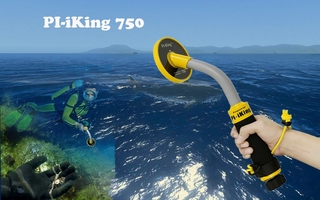 Pi-iking 750 pi750 30m Underwater Targeting Pinpointer Pulse Induction (PI) Metal Detector Waterproof Vibrator