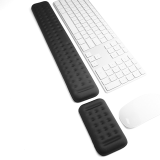 Keyboard and Mouse Wrist Rest Memory Foam Hand Palm Rest Support for Typing and Gaming Wrist Pain Relief and Repair
