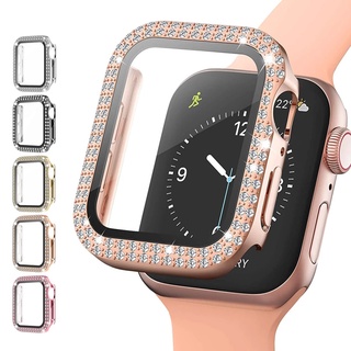 Apple watch 7 Protective Diamond Case / Hard PC Bumper Shockproof Cover Compatible with Apple Watch 7 Series 41mm 45mm