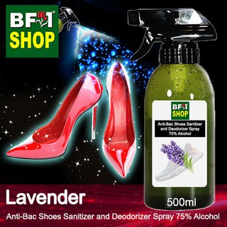 BF1 Antibacterial Shoes Sanitizer and Deodorizer Spray (ABSSD) - 75% Alcohol with Lavender - 500ml