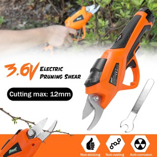 ◆3.6V Electric Pruning Shear Rechargeable Home Garden Scissors Cordless Secateur Fruit Tree Branches Cutter