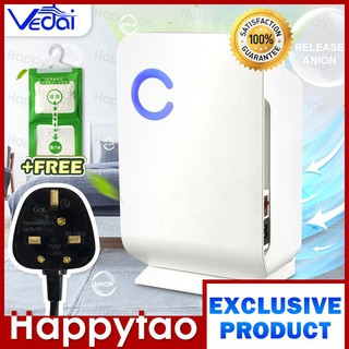 【Exclusive Product】Vedai 1.3L Dehumidifier Air Purifier Portable Fully Automatic Mildew Killer